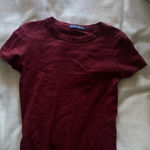 Brandy Melville Deep Red tee